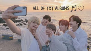 All of TXT albums part 1 🍃🌹 [upl. by Akirej]