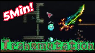 Como hacer el Transmutation glitch Terraria en 5 minutos [upl. by Ellivro]