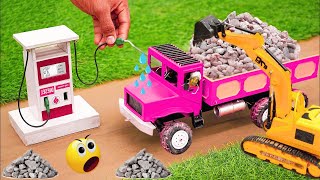 diy diorama making mini grass chopping machine  top 10 diy science project 🚜✨pocofarmcreators [upl. by Georas]