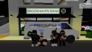 Drama spontan bertajuk GENG PEROMPAK BANK roblox Malaysia [upl. by Tterab]