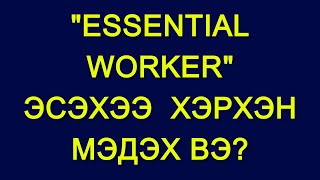 НОГООН КАРТ АВАХ ЭРХТЭЙ ESSENTIAL WORKERS ЖАГСААЛТ [upl. by Island]