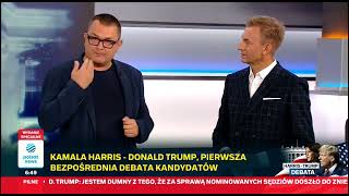 Maurycy Seweryn Trump i Harris podczas debaty  mowa ciała i komunikacja niewerbalna  Polsat [upl. by Hanley932]