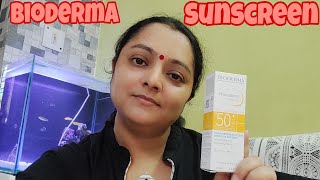 Bioderma Sunscreen For dry skin with SPF 50ReviewApplicationBioderma photoderm creambioderma [upl. by Merrili]