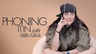 Billie Eilish Prank Calls Margot Robbie Tyler The Creator amp Dakota Johnson  Phoning It In  ELLE [upl. by Notniuqal]