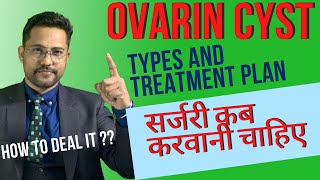 Ovarian Cyst Types and Treatment according to size [upl. by Daniala]