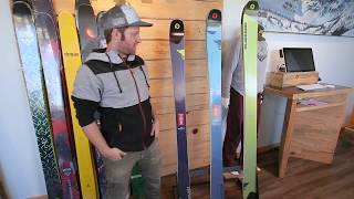 Blizzard Skis 2019 Rustler 9 10 and 11 Review with Powder7 [upl. by Frasquito]