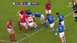 Rugby tutte le mete dellItalia nel 6 nazioni 2018 HD [upl. by Maurreen573]