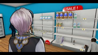 【Supermarket Simulator】エンスストア界隈（一応主はA型なり🤓）【イブラヒムにじさんじ】 [upl. by Sherj]