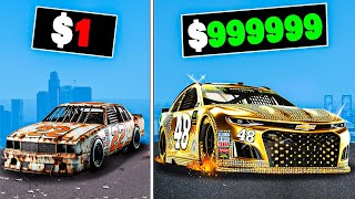 1 to 1000000 NASCAR Car in GTA 5 [upl. by Leirej]