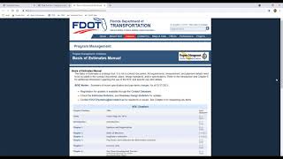 FDOTConnect ORD Automated Quantities  Chapter 5 [upl. by Ardnoyek868]
