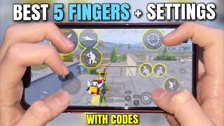 I PLAYED MAX OPACITY 5 FINGER CONTROL with BEST SENSITIVITY😱 iPhone 11 Sensitivity  PUBG Mobile [upl. by Ahsilahs120]