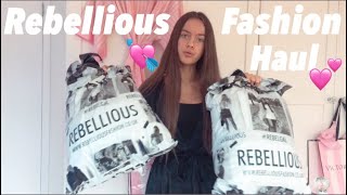 HUGE REBELLIOUS FASHION TRY ON HAUL💗 WINTER  DECEMBER❄️💙 [upl. by Nired]