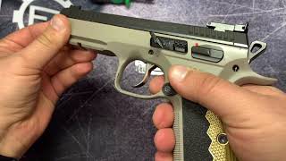 SLIDE STOP WITH THUMB REST FOR CZ SHADOW 2 [upl. by Ziegler]