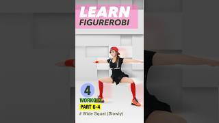 LEARN FIGUREROBI Workout 64Wide Squat Slowlyshorts鄭多燕チョンダヨン [upl. by Jerrold]