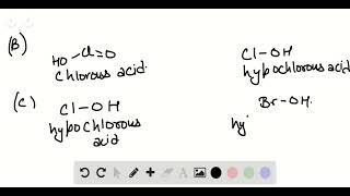 Based on their molecular structure pick the stronger acid from each pair of oxyacids Explain your [upl. by Nyleak]