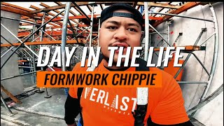 DAY IN THE LIFE  FORMWORK CARPENTER 🚧 [upl. by Kyred65]