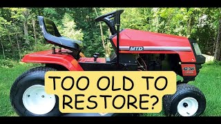 An Unlikely Mower Restoration 1991 MTD 1238 [upl. by Dun]