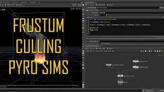 Frustum culling a Pyro Simulation in Houdini toNDC [upl. by Ennaerb]