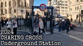 CHARING CROSS Underground station 2024 [upl. by Damour783]