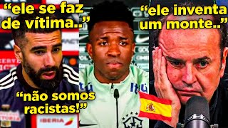 🚨 TRISTE VINI JR É DETONADO POR ESPANHÓIS DEPOIS DE CHORAR AO VIVO EM COLETIVA [upl. by Hepsibah893]