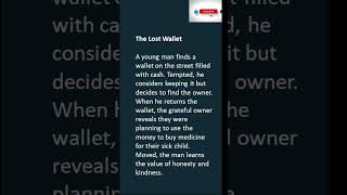 The Lost WalletA young man finds a wallet on the street filled with cash Tempteselfimprovement [upl. by Holds465]