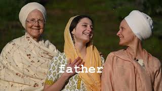 Snatam Kaur and Prabhu Nam Kaur  Too Mayraa Pitaa OFFICIAL LYRIC VIDEO [upl. by Coombs]