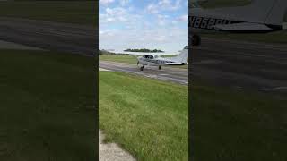 flowing Zues As He Gets Ready To Depart On His First Flight In A Cessna 172 [upl. by Norreht]