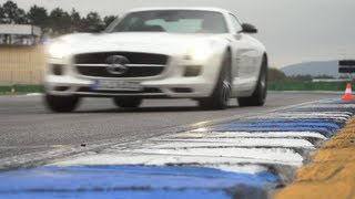 Mercedes SLS GT AMG Hockenheim Track Test  CHRIS HARRIS ON CARS [upl. by Salina]