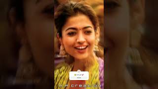 😘Rashmika Mandanna Whatsapp Status❤️  Cuteness Overload💔  Full Screen Whatsapp Status [upl. by Maurita626]