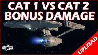 What is CAT 1 Vs CAT 2 Bonus Damage  Star Trek Online [upl. by Zedecrem]