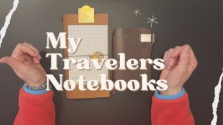 Travelers Notebook Setup [upl. by Noj]