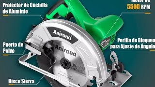 Unboxing de sierra circular 7 14 Anirona 😎parati viral tools fy trabajo nuevo carpinteria [upl. by Doe]