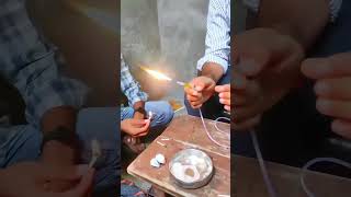 Acetylene gas education shorts viralvideo experiment [upl. by Otrebron754]