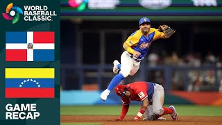 Dominican Republic vs Venezuela Game Highlights  2023 World Baseball Classic [upl. by Adianes265]