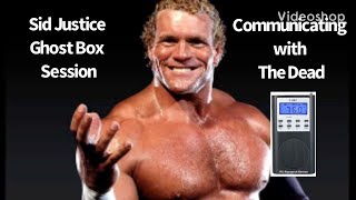 Sid Justice WWE Celebrity Ghost Box Session Interview Spirit Box Sycho Sid EVP [upl. by Persons]