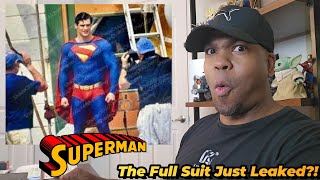 Full Superman Suit LEAKS and James Gunn Responds [upl. by Ttirrej]