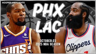 Phoenix Suns vs LA Clippers Full Game Highlights  Oct 23  2025 NBA Season [upl. by Haskel]