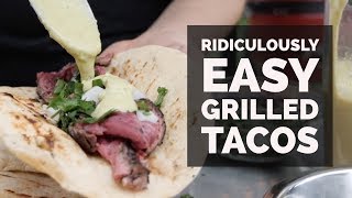 Simple Grilled Bavette Tacos [upl. by Devinne]