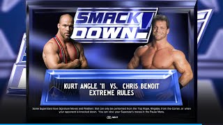 wwe 2k24 Kurt angle vs chris benoit world heavyweight championship tournament round 1 [upl. by Ariamo]