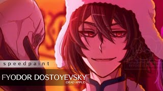 FYODOR DOSTOYEVSKY  Bungo Stray Dogs  Rendering Speedpaint REUPLOAD [upl. by Ahsasal431]