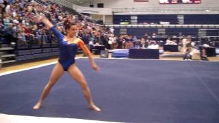 Sarah Schmidt floor Illinois Gymnastics  Penn State [upl. by Olvan605]