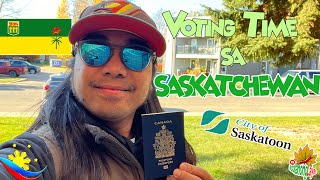 ELEKSYON SA SASKATCHEWAN 🌾 SASKATOON CITY 🇨🇦  BUHAY CANADA VLOG 🇵🇭🇨🇦 [upl. by Rosalia]