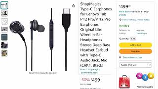 Top 5 type c earphones under 500  and problems with type  C earphones [upl. by Enived]