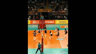 Clever Surprise Attack by Bojana Drča🤯 volleyball [upl. by Nosned]