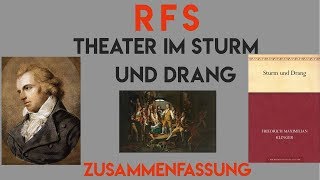 Theater im Sturm und Drang  Lernvideo  Lernhelfer  Zusammenfassung [upl. by Waldack]