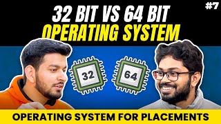 Lecture 7 Difference between 32bit amp 64bit Operating System [upl. by Anitra]