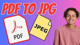 How to Convert PDF to JPG in Mobile 2024  iPhone amp Android [upl. by Nylanej]