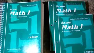 Saxon Math 1 Homeschool Curriculum Review  Saxon Math Part 1 [upl. by Curtice199]