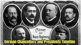 Timeline of the Rulers of Germany  German Chancellors and Presidents Timeline [upl. by Cichocki]