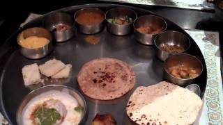 Gujarati Thali at Gordhan Thal [upl. by Philemol295]